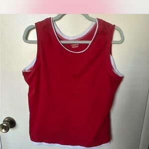 Bobbie Brooks Red and White Tank Top